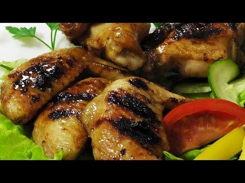 Куриные крылышки в глазури – Кулинарные видео рецепты
