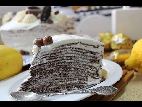 Шоколадный креп-кейк