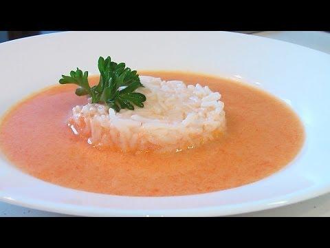 Суп-пюре из помидоров – Кулинарные видео рецепты