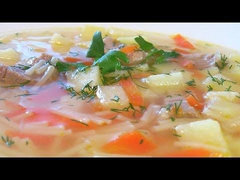 Суп картофельный с вермишелью – Кулинарные видео рецепты
