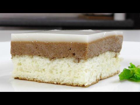 Бисквитное слоеное пирожное – видео рецепт