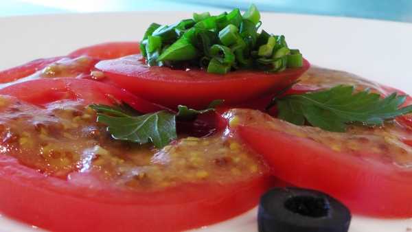 Салат из помидор с горчицей – видео рецепт
